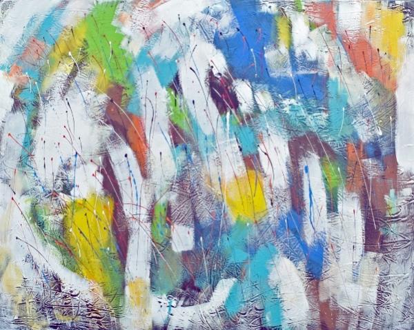 Large abstract painting - 1340